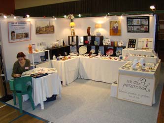 stand au salon des métiers d'art Artiart de Comines