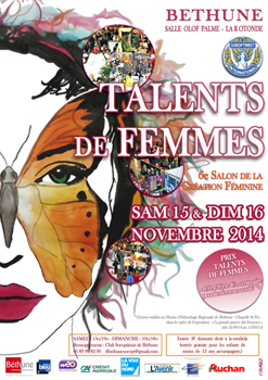 Expo vente talents de femmes à Béthune 