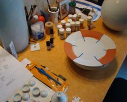 matériel pour la peinture sur porcelaine Lille