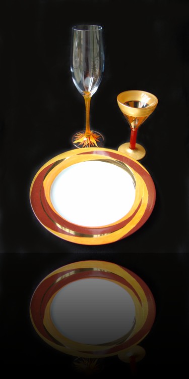 ensemble de table flamme