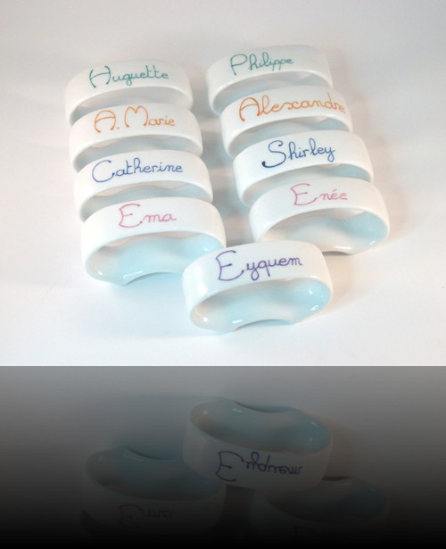 rond de serviette prénom