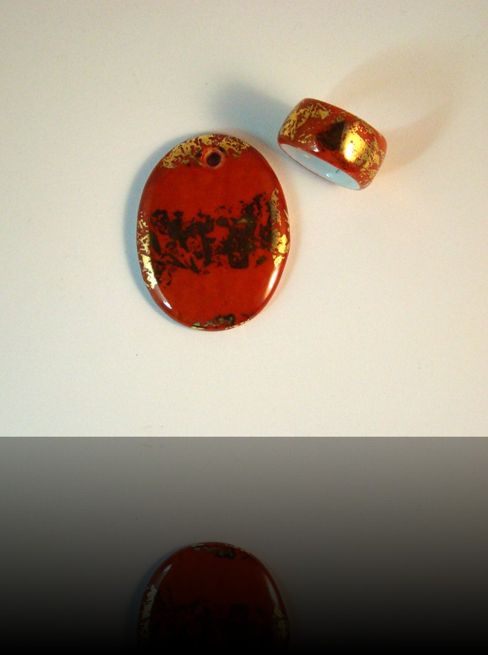Ensemble rouge et Or
