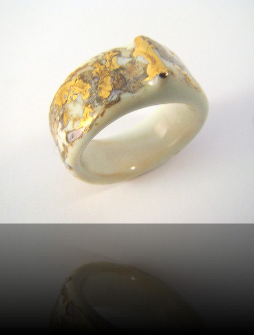 bague-escargot d'or