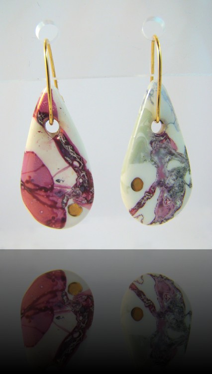 boucles d'oreilles goutte métaux précieux