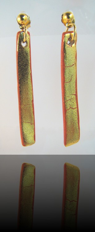 boucles d'oreilles longue feu