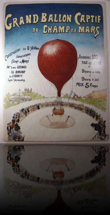 plaque affiche paris