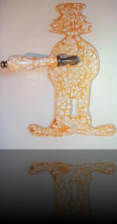 plaque de porte clown