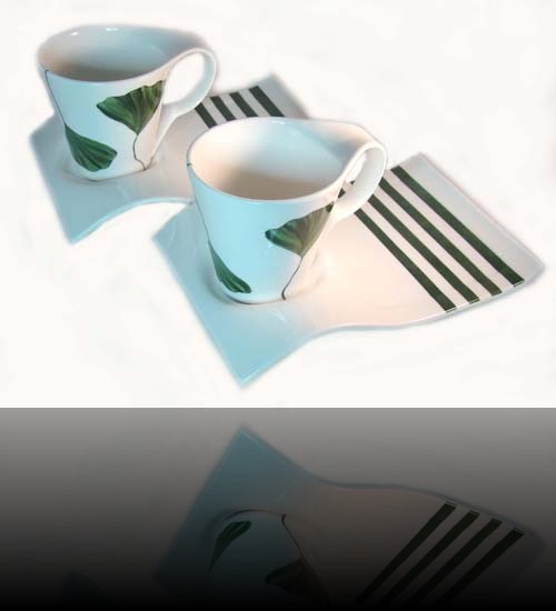 duo de tasses gourmandes ginkgo