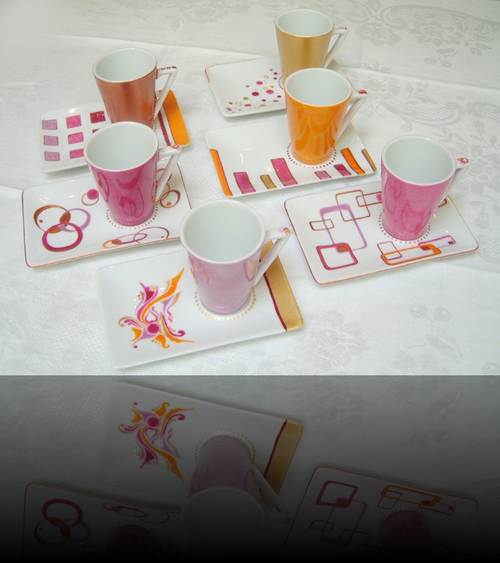 tasses à café contemprain
