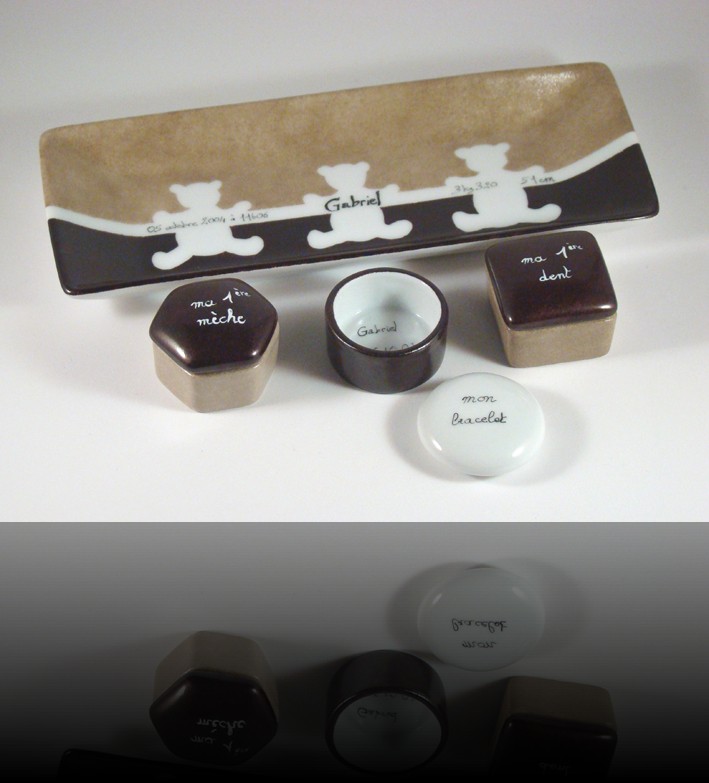 Coffret naissance ours brun