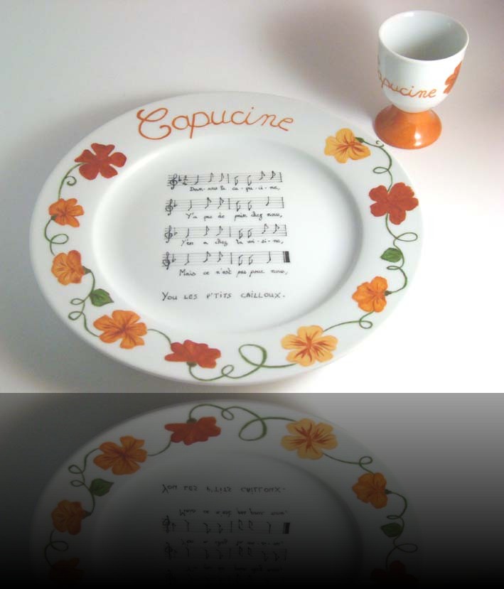 Assiette Capucine