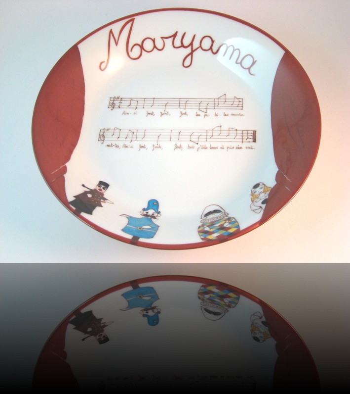 Assiette Marionnette