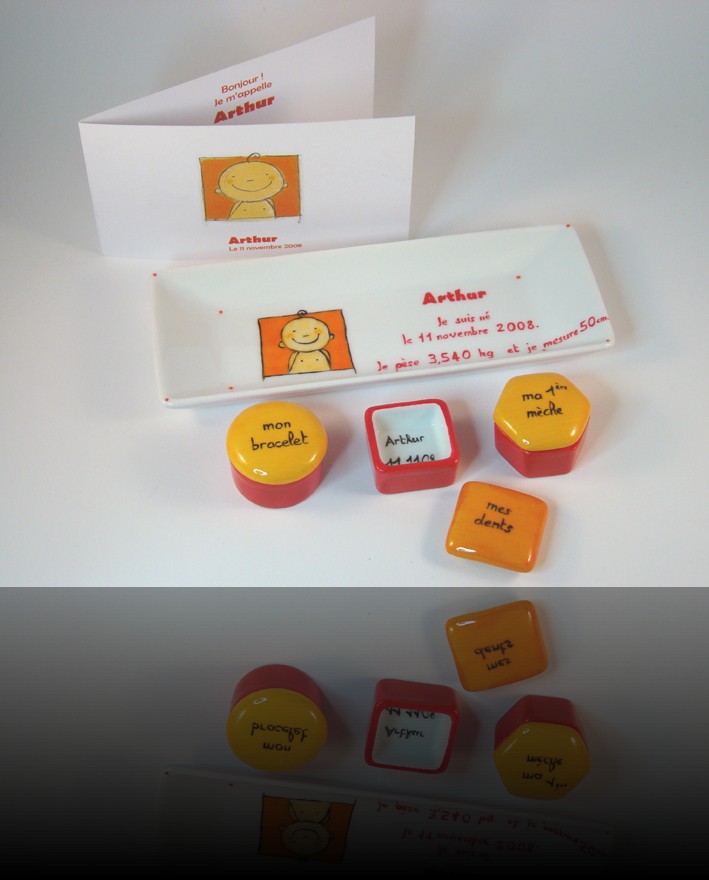 Coffret naissance Arthur