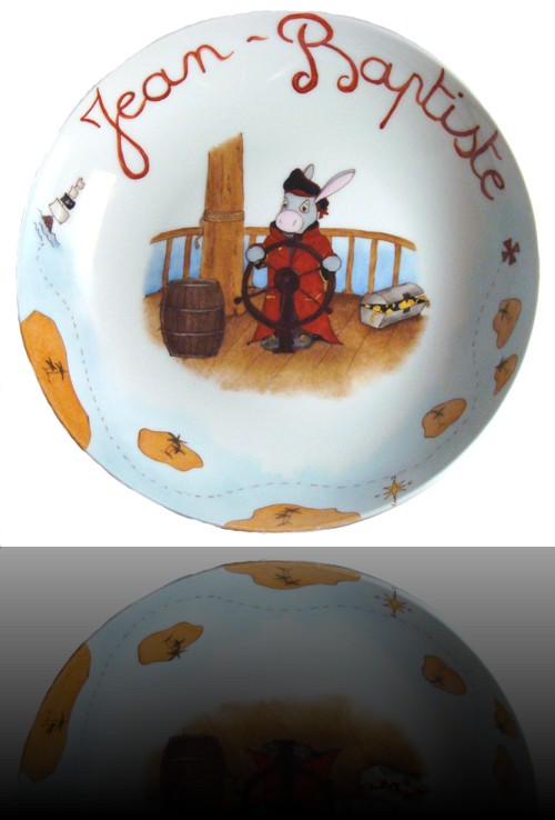 assiette pirate