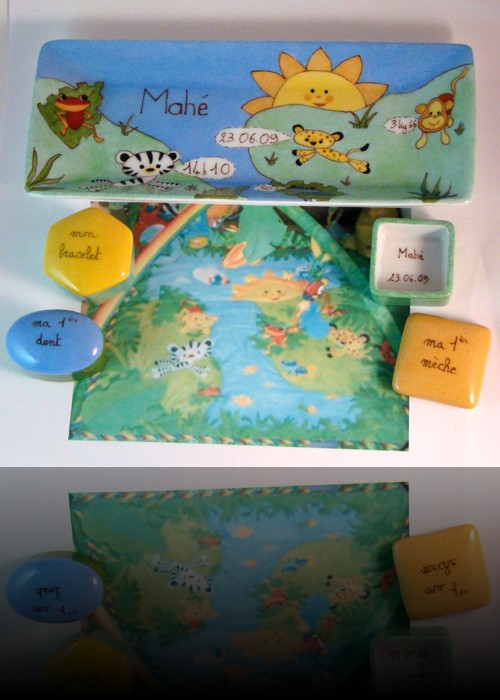 ensemble bebe riviere et jungle