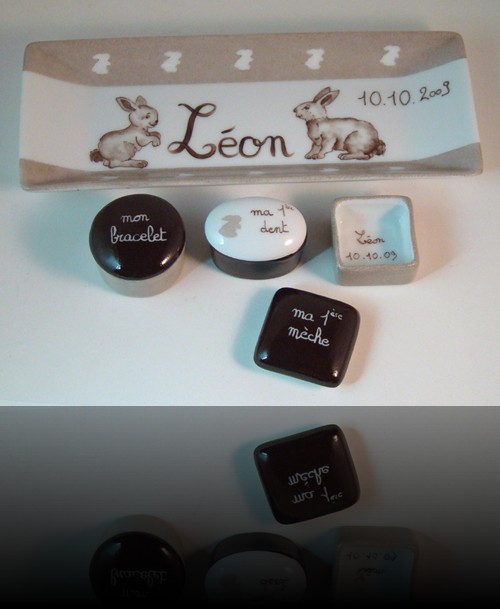 ensemble naissance lapins Leon