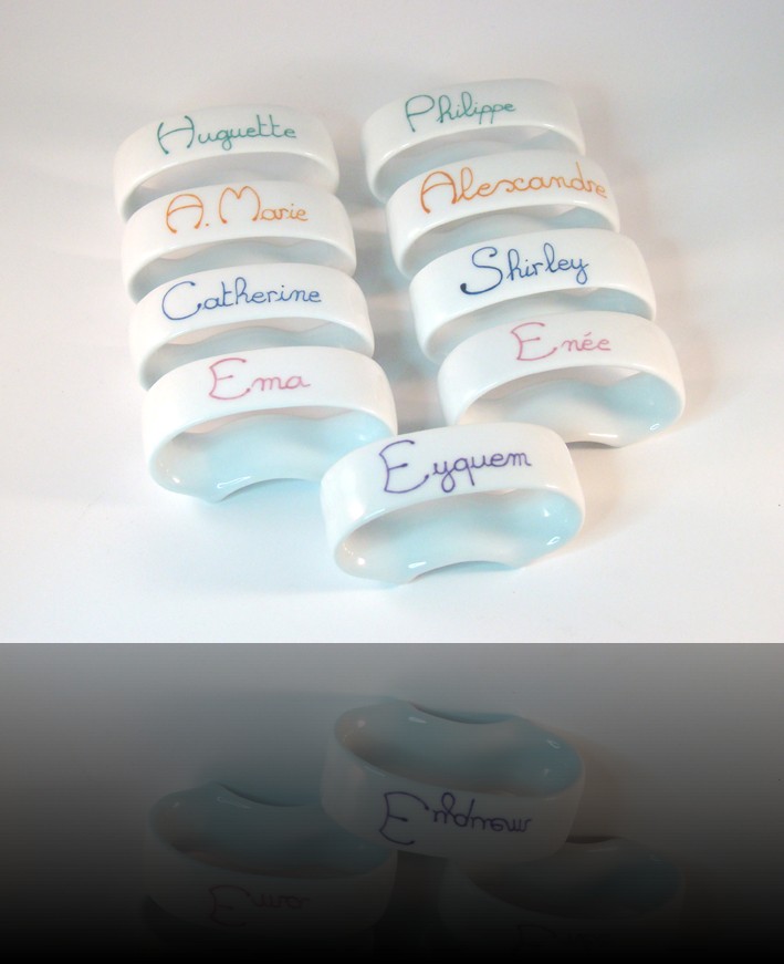 rond de serviette prénom