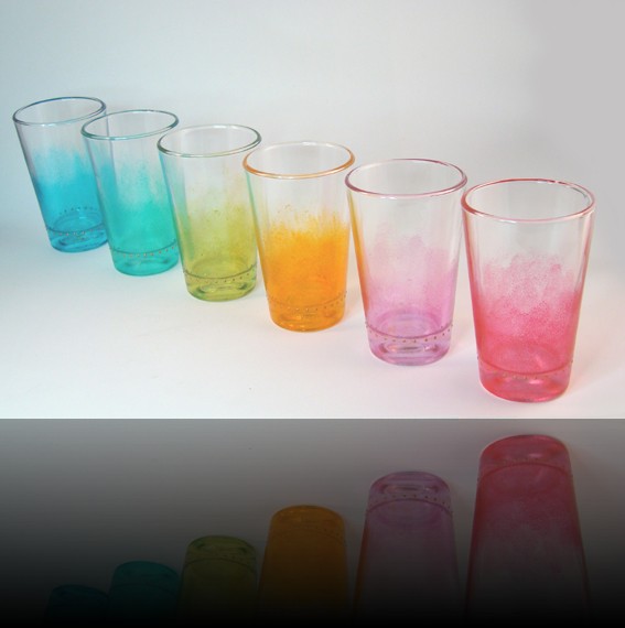 Six blidas arc-en-ciel
