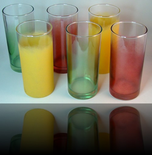 verre a jus macaron