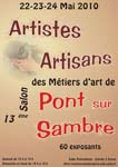 Salon des métiers d'Art de pont sur sambre 2010